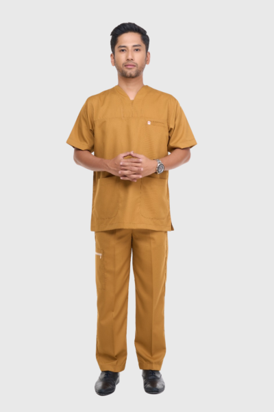 [ UNISEX ] SCRUB - GOLDENROD | NILAM SERIES (SOFT COTTON)